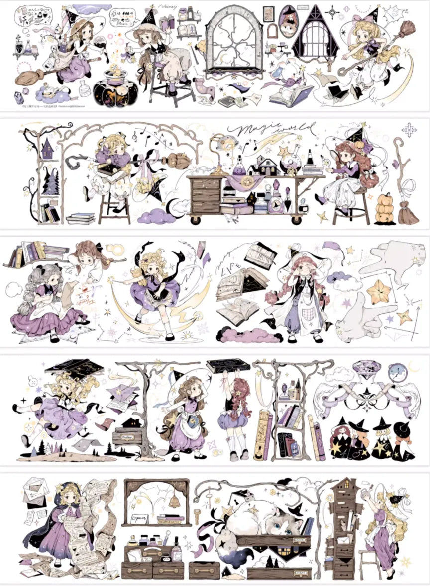 7233-Neinei Studio-7x128cm Silver Shell Luster PET Tape