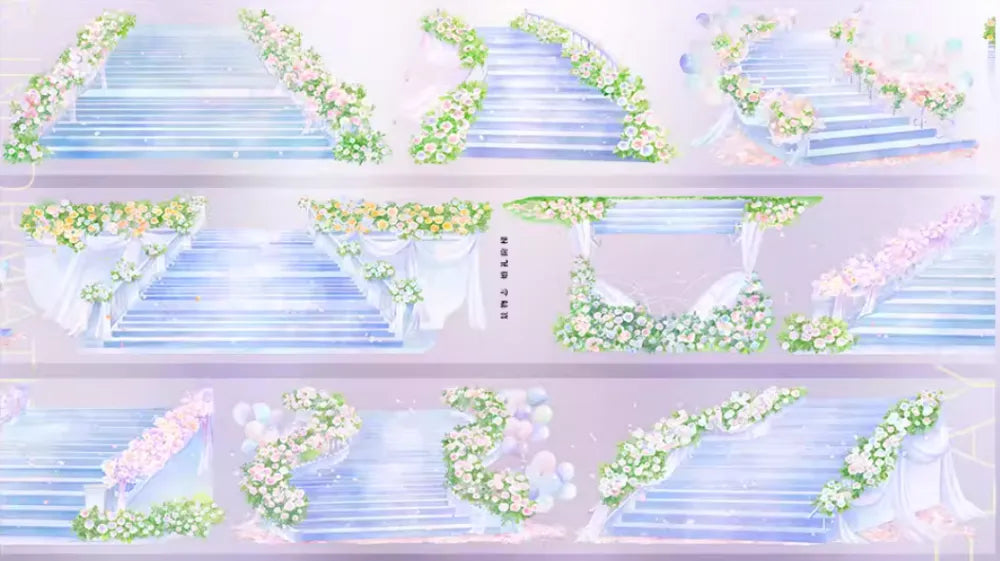 7335-JINGWUZHI Studio-6x100cm Glossy PET Tape