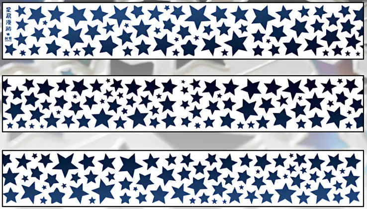 7417-UntilYou Studio-3x100cm Precut Holographic Black PET Tape