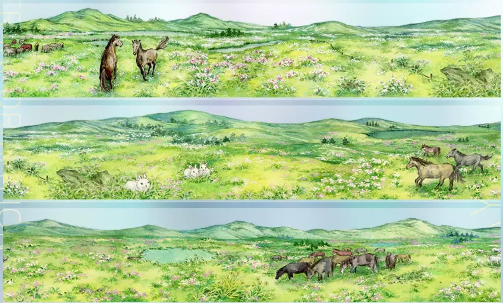 7419-JINGWUZHI Studio-5.5x100cm Glossy PET Tape