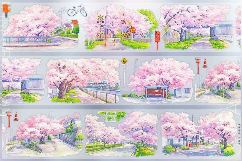 7434-JINGWUZHI Studio-8x100cm Pre Cut Gloss PET Tape