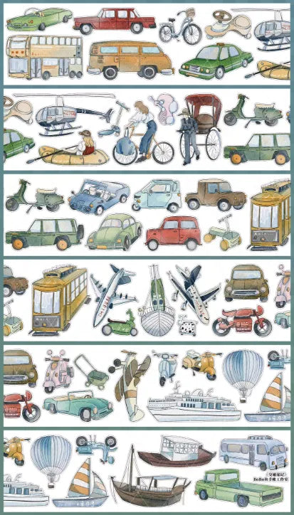 7489-BOBO FISH Studio-5x84cm Pre Cut Gloss PET Tape