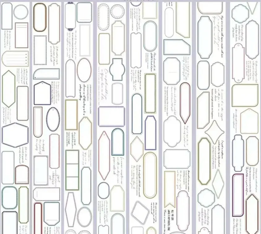 7668-Blueberry Stuido-7.5x100cm Pre Cut Gloss PET Tape