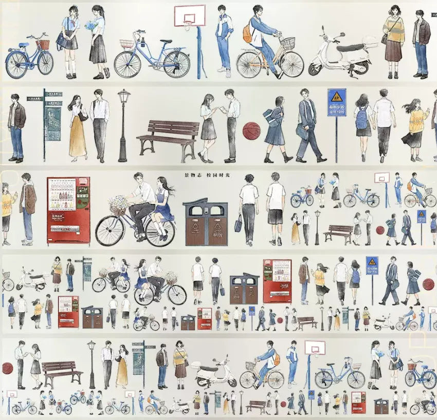 7815-JINGWUZHI Studio-6x159cm Glossy PET Tape