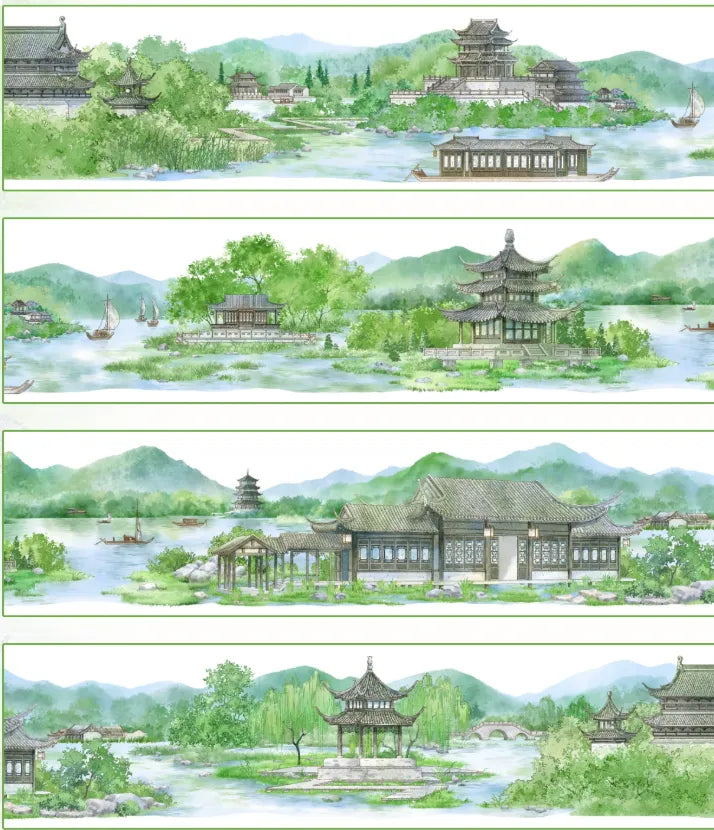 7932-XI NIAN Studio-5.3x72cm Glossy PET Tape