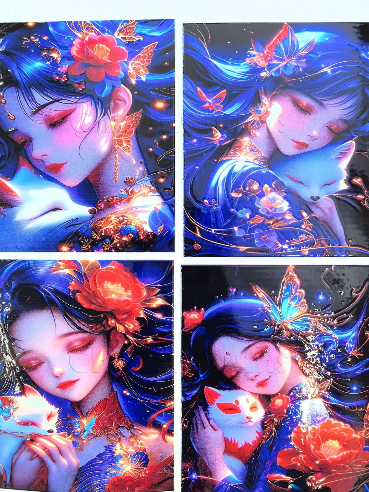 0231-Embossed Sticker