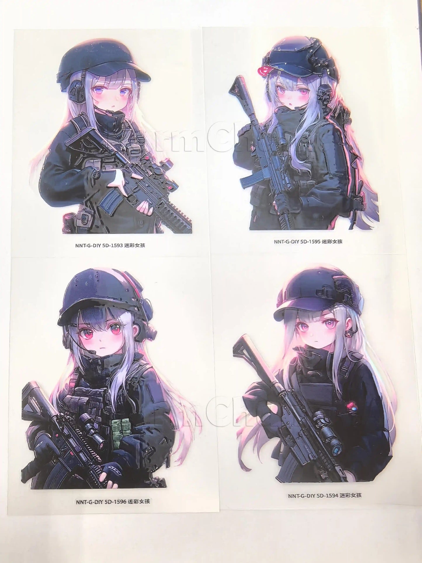 0263-Embossed Sticker