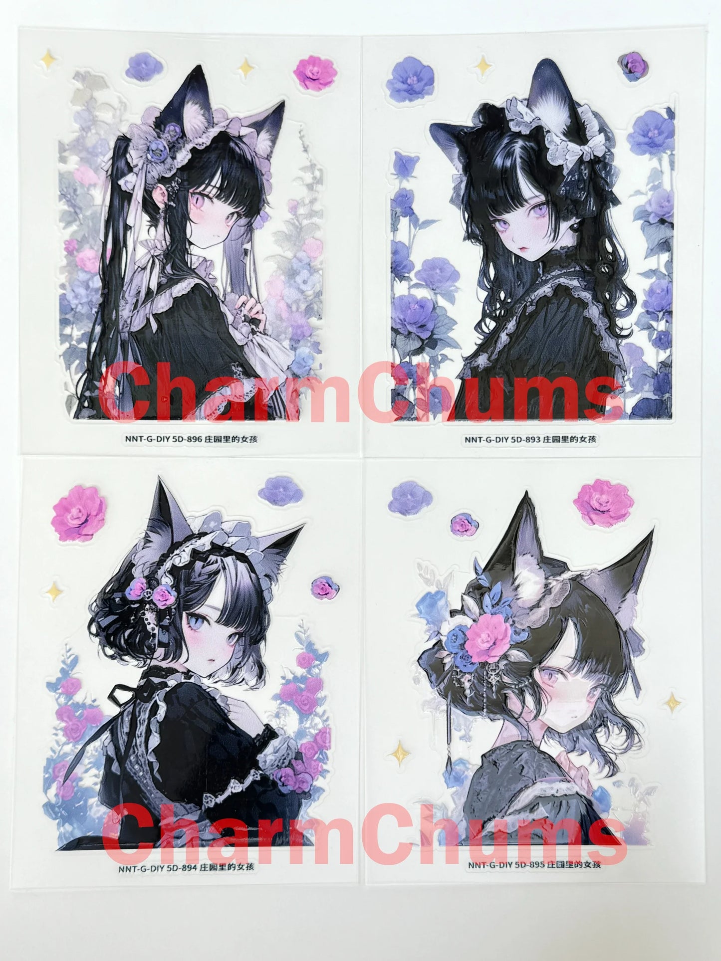 0446-Embossed Sticker