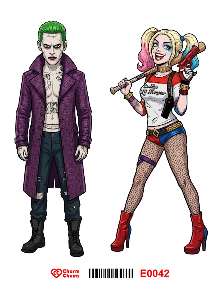 E0042-CharmChums Embossed Sticker