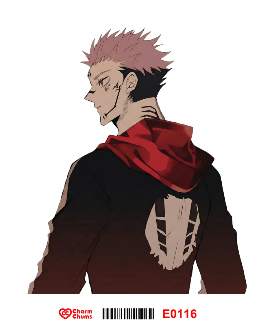 E0116-CharmChums Embossed Sticker