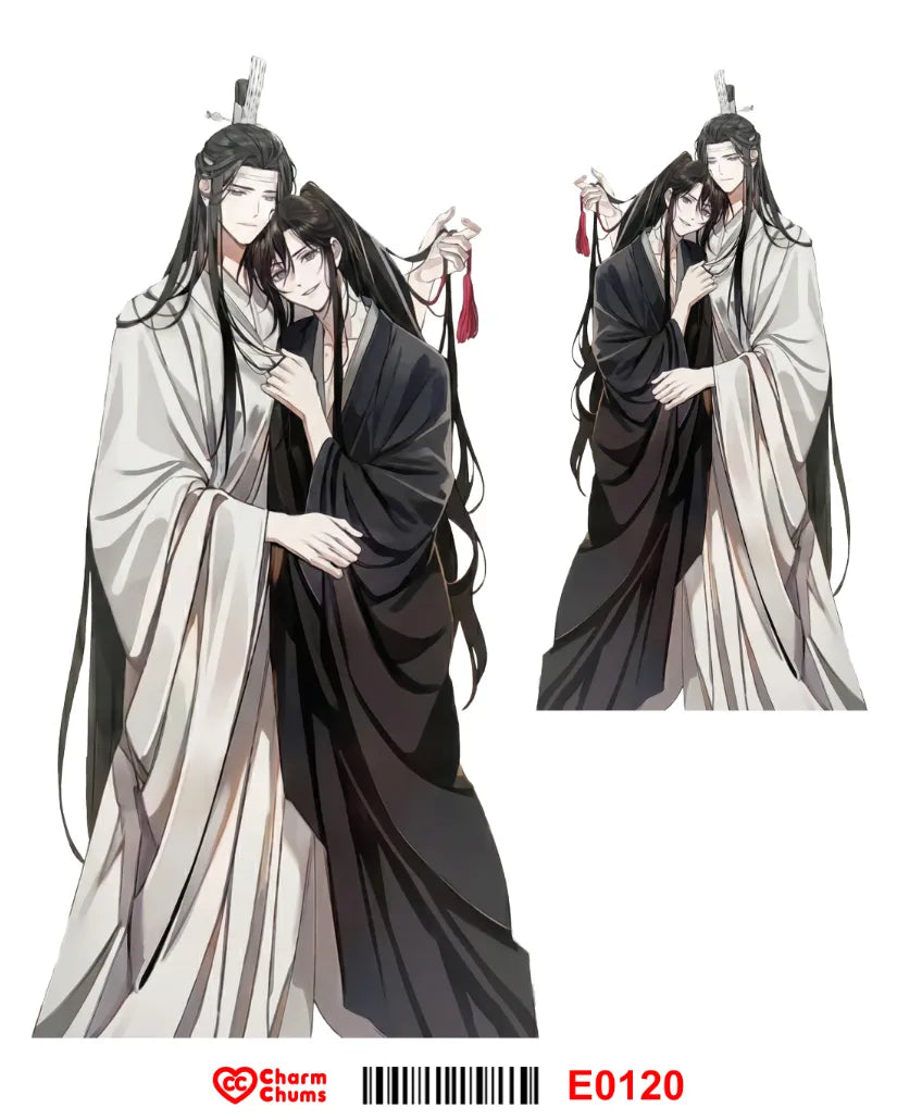 E0120-CharmChums Embossed Sticker