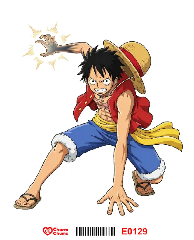 E0129-CharmChums Embossed Sticker