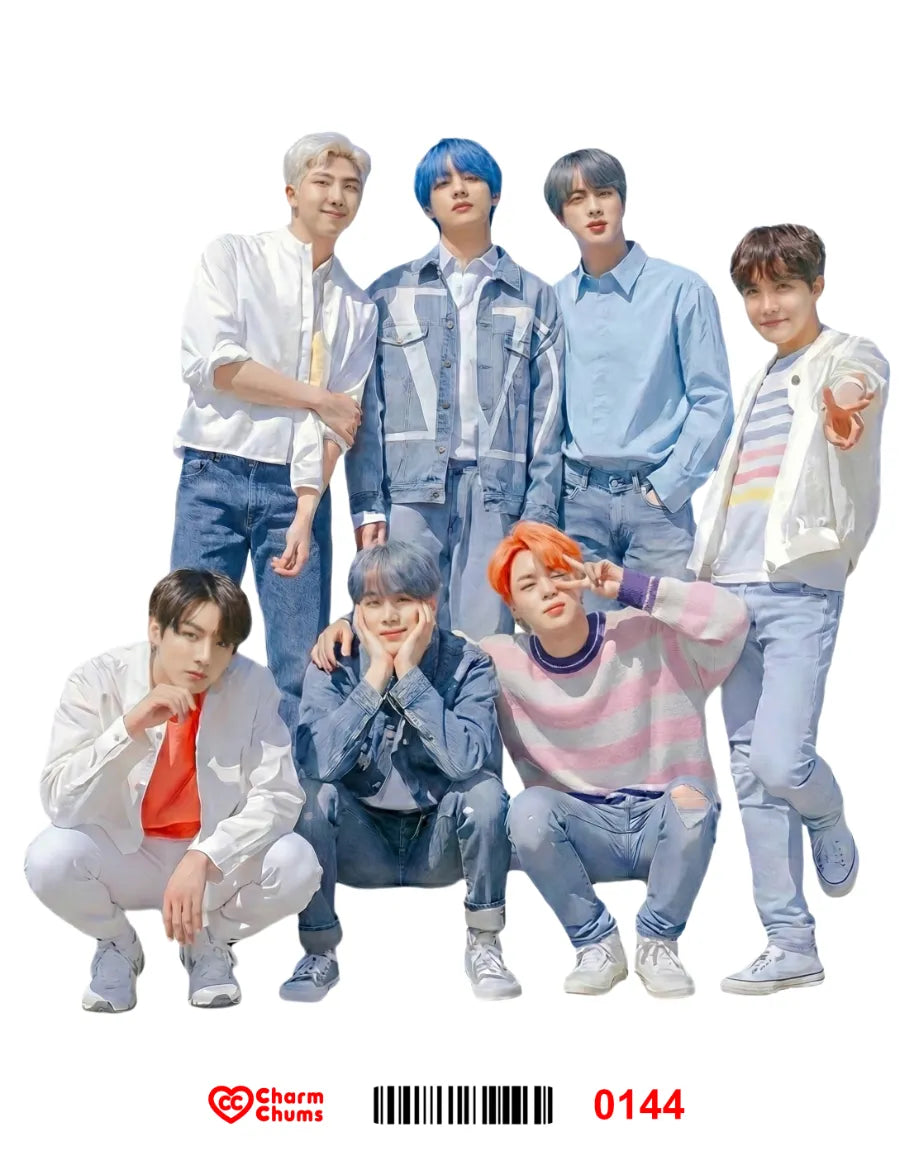 E0144-CharmChums Embossed Sticker