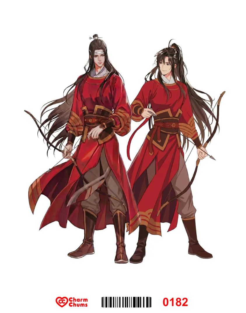 E0182-CharmChums Embossed Sticker