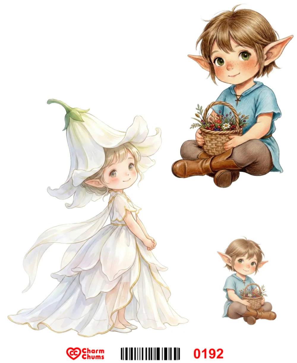 E0192-CharmChums Embossed Sticker