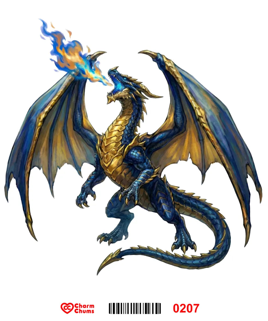 E0207-CharmChums Embossed Sticker