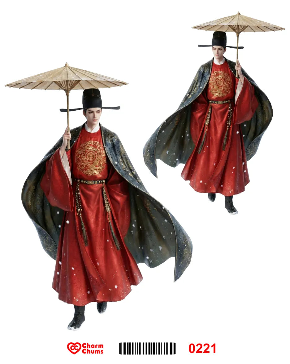 E0221-CharmChums Embossed Sticker