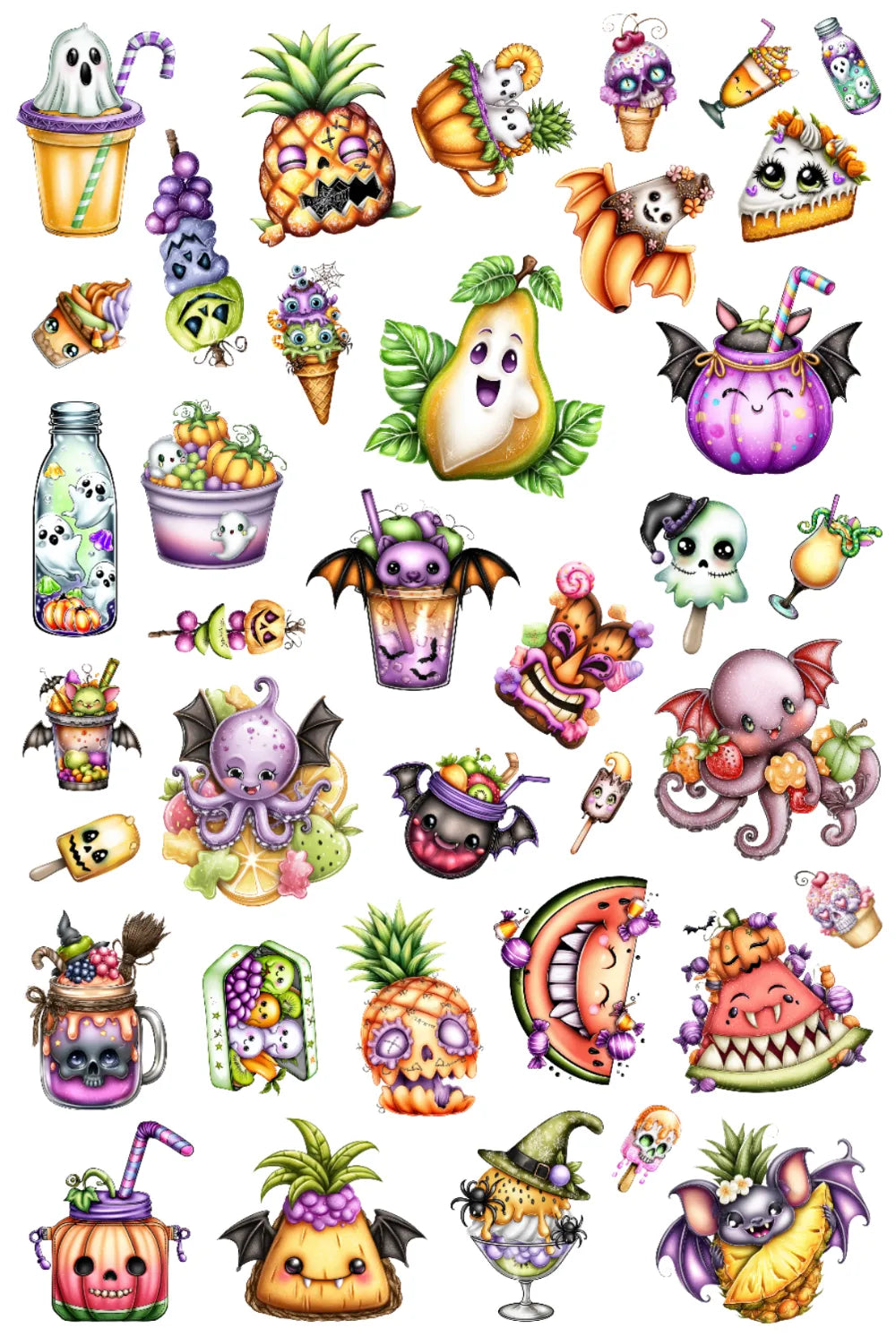 0092-PET Pre Cut Sticker by CharmChums