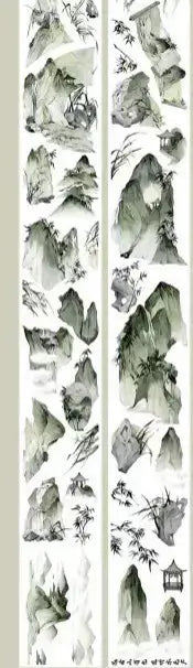 0321-YUEHAIYANJIUSUO Studio-6x100cm Iridescent PET Tape