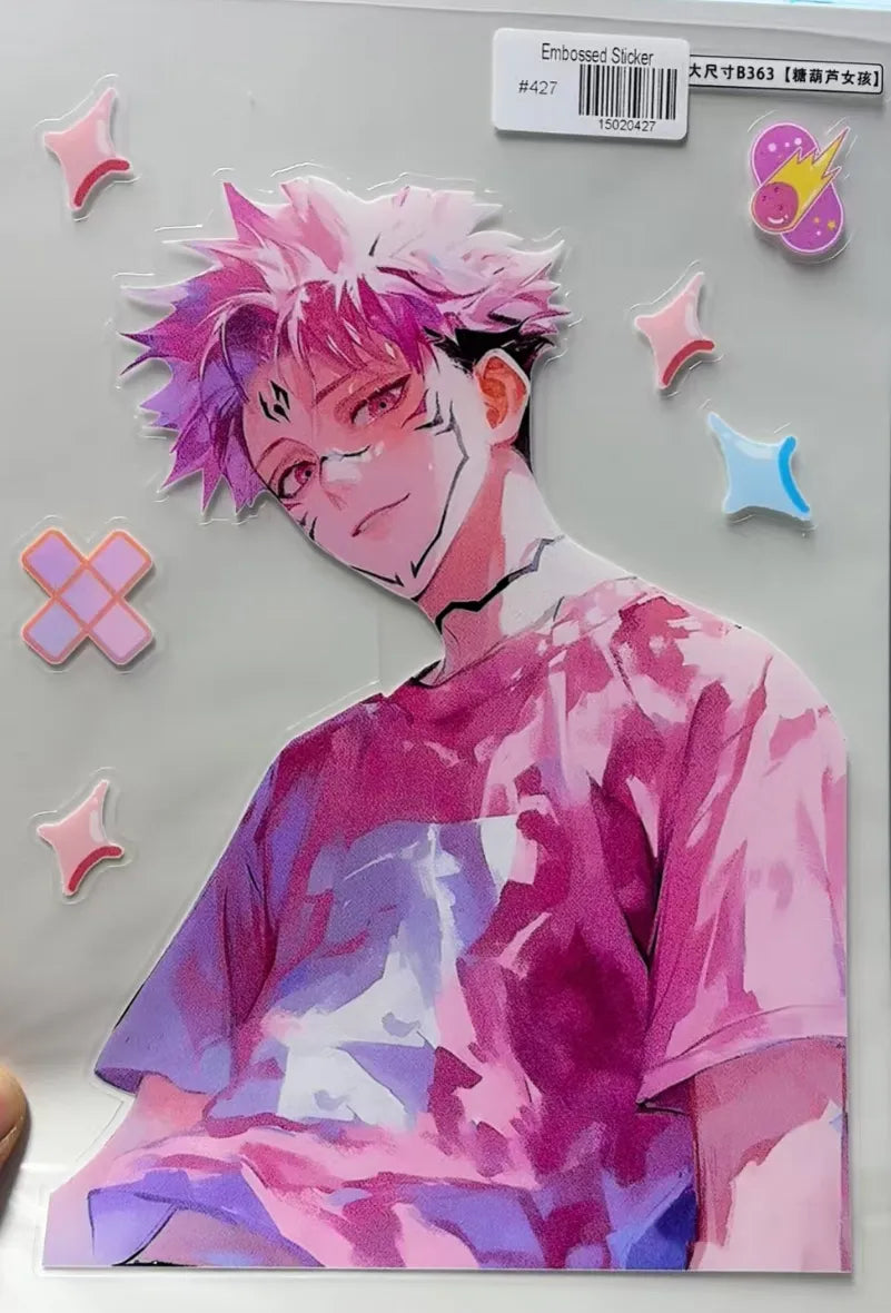 0427-A4 Size Embossed Sticker