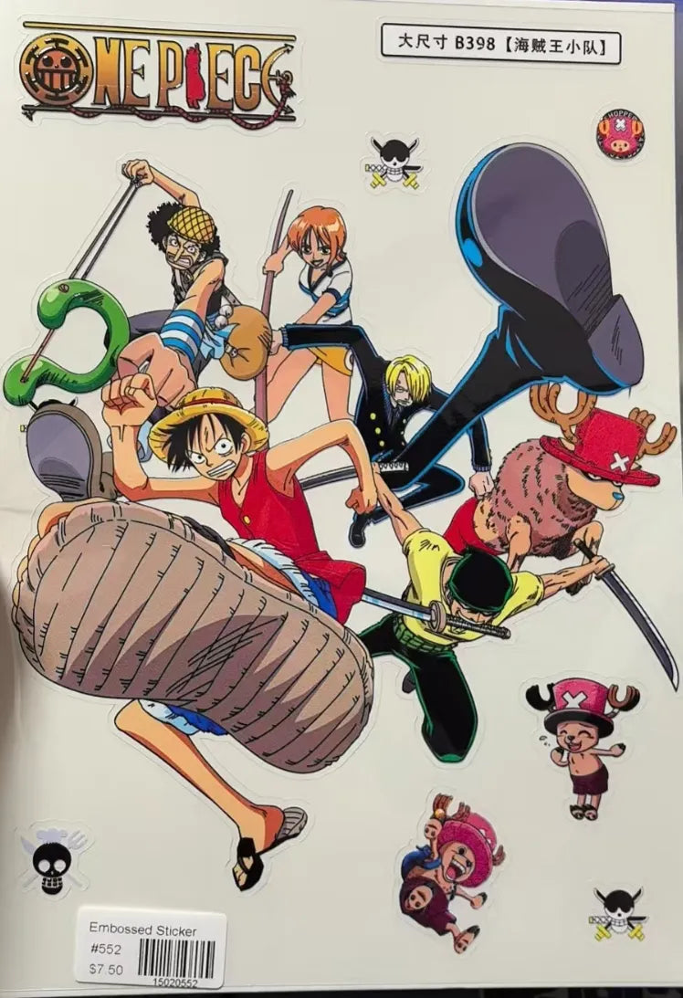 0552-A4 Size Embossed Sticker