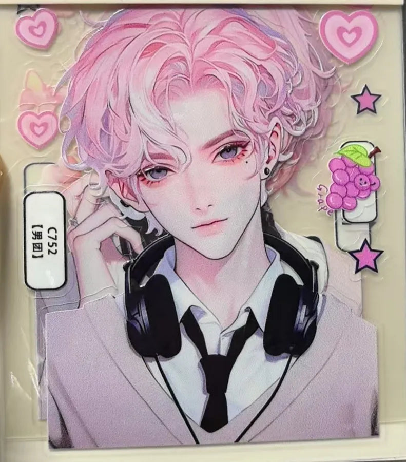 0581-Embossed Sticker