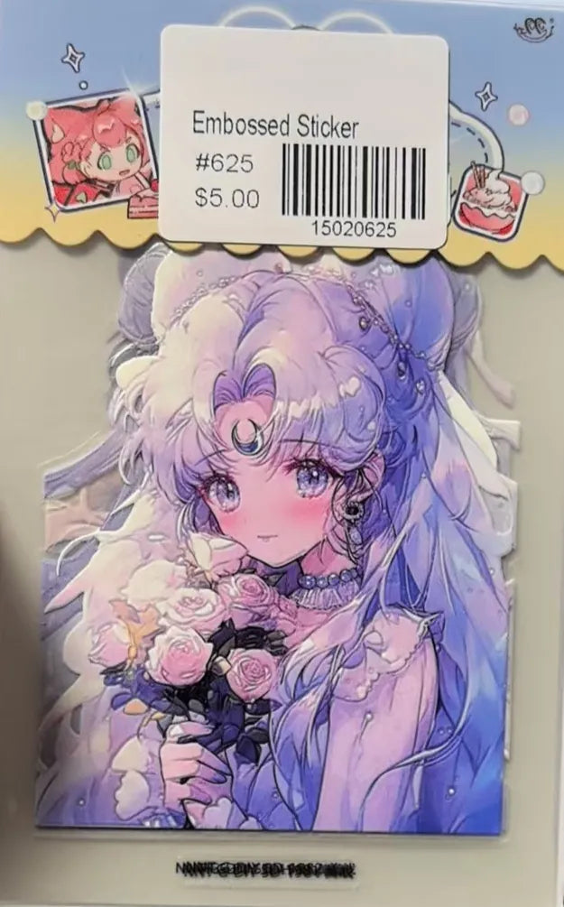 0625-Embossed Sticker