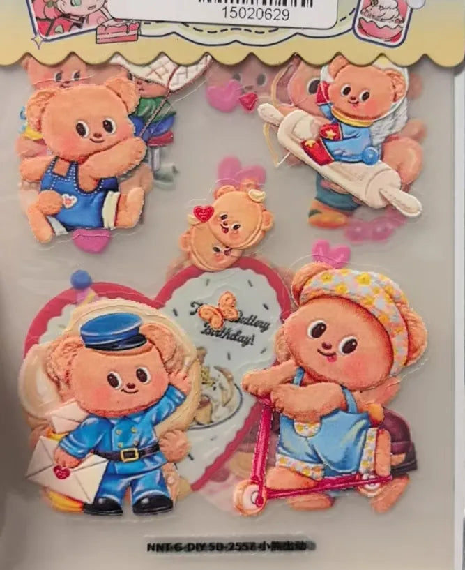 0629-Embossed Sticker