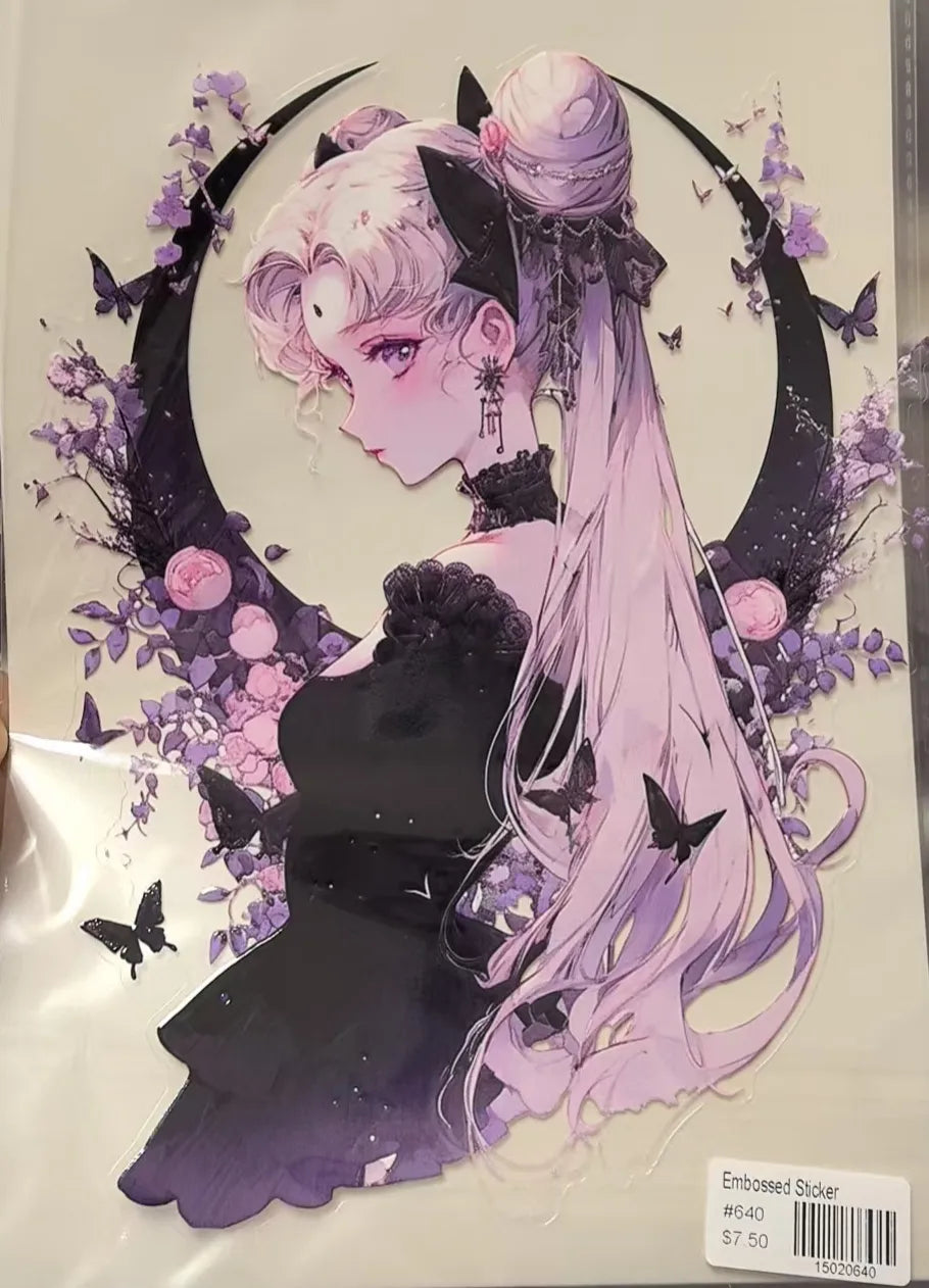 0640-A4 Size Embossed Sticker