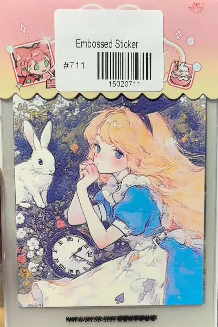 0711-Embossed Sticker