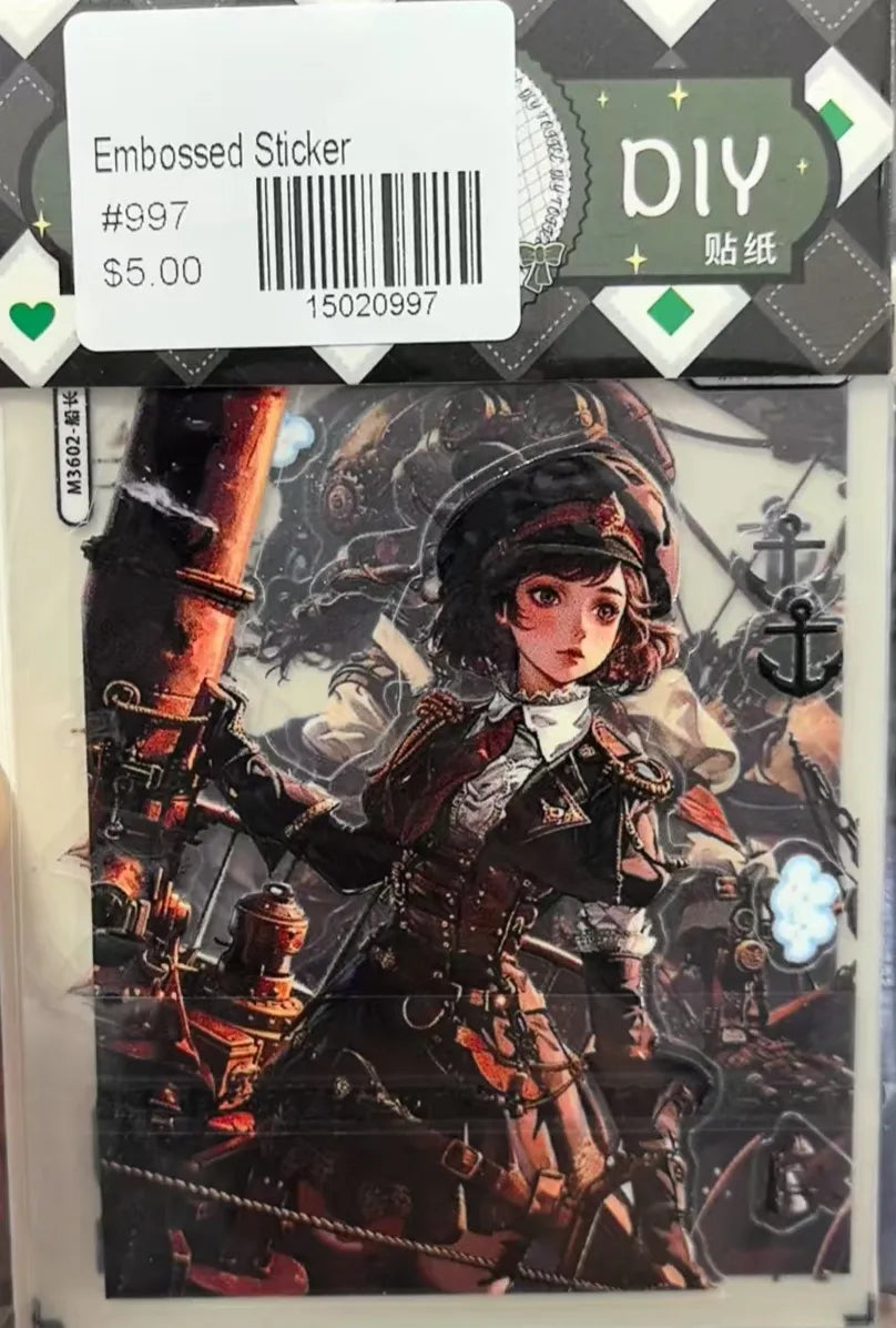 0997-Embossed Sticker