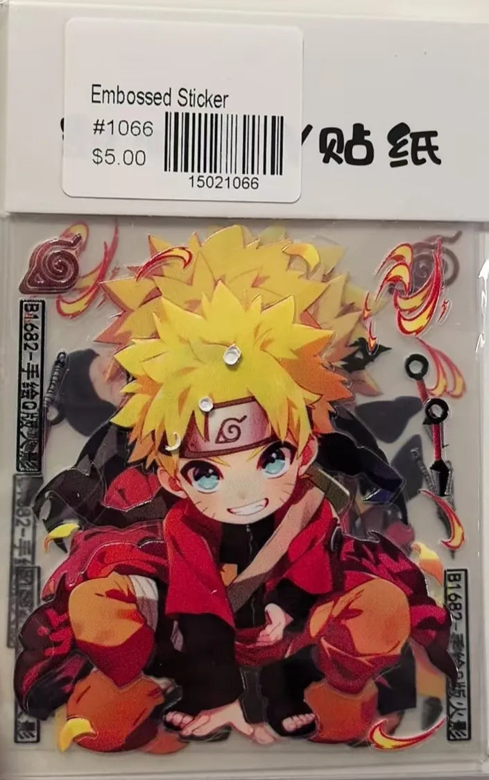 1066-Embossed Sticker