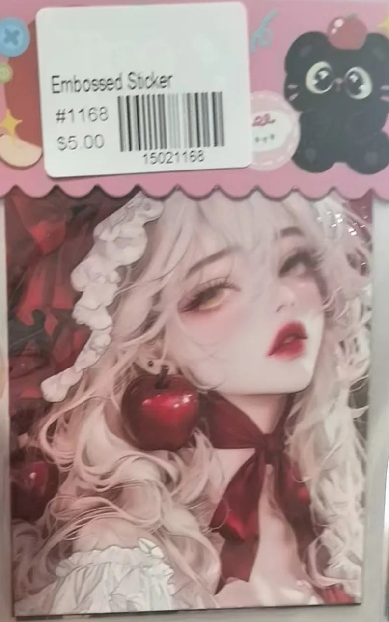 1168-Embossed Sticker