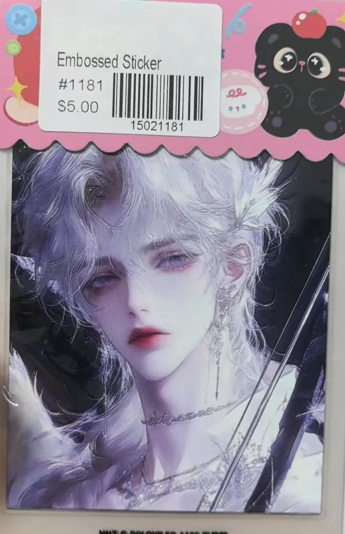 1181-Embossed Sticker