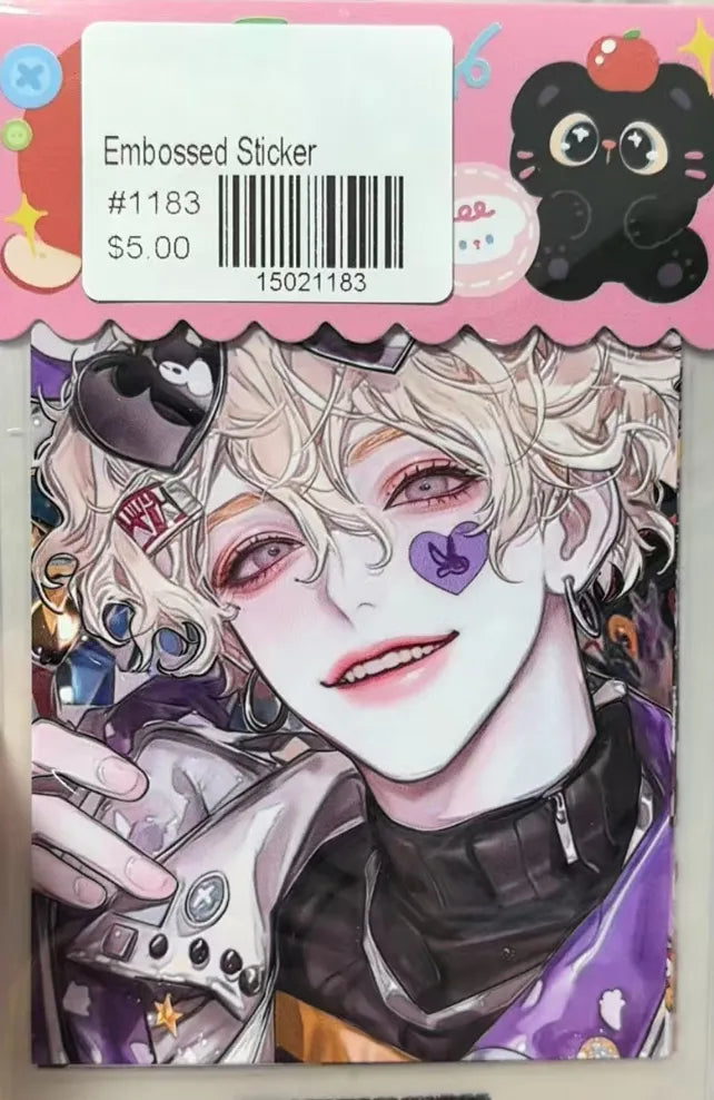 1183-Embossed Sticker