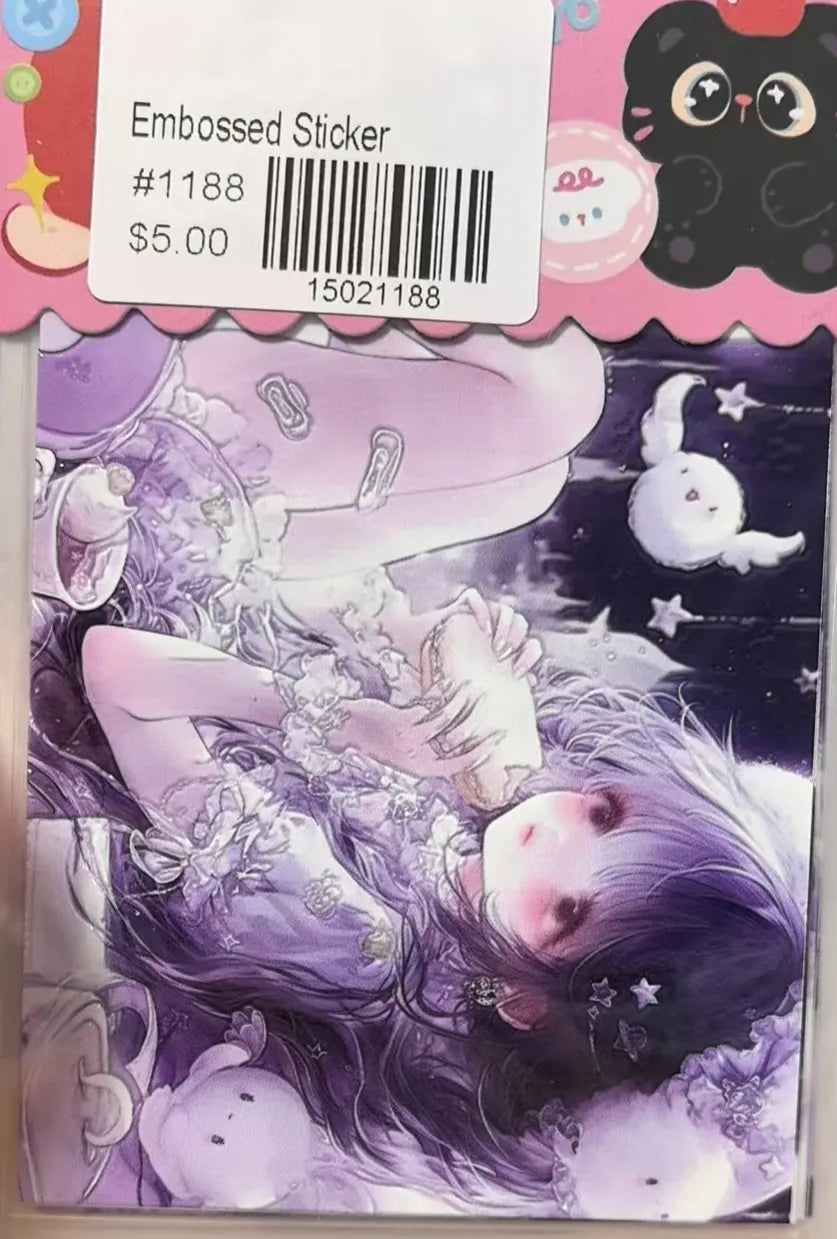 1188-Embossed Sticker