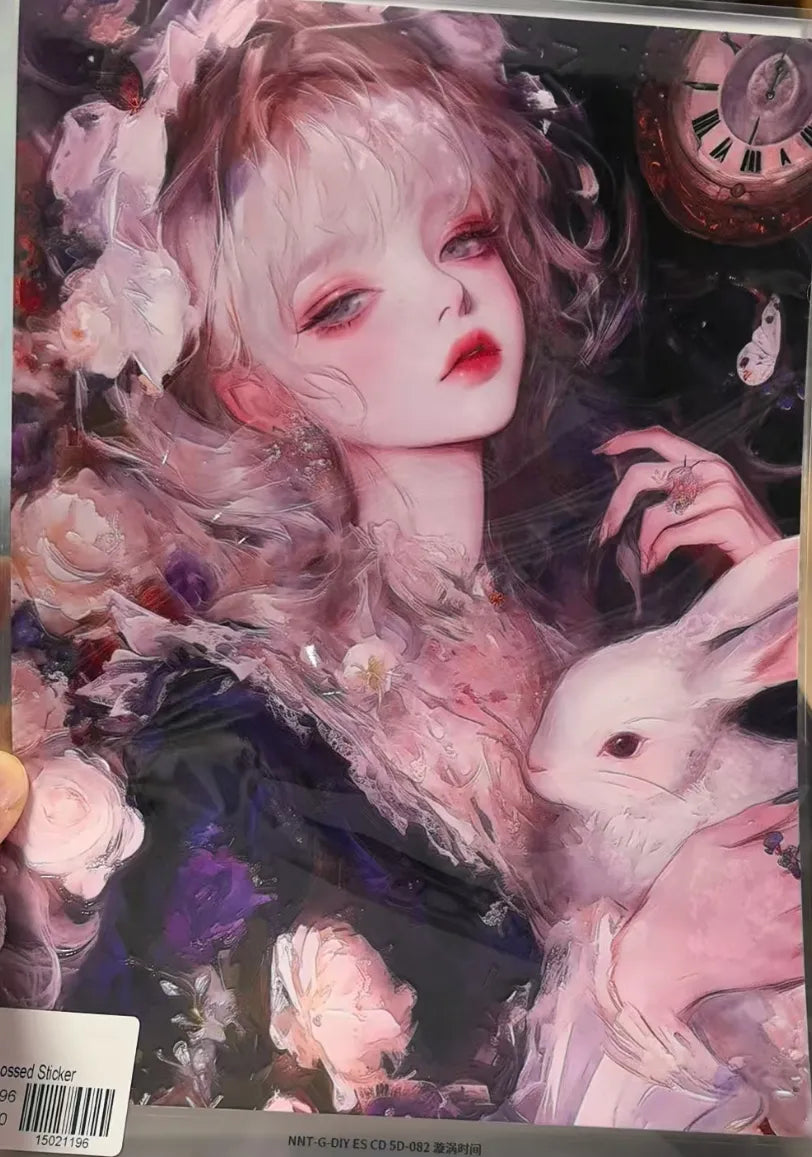 1196-A4 Size Embossed Sticker