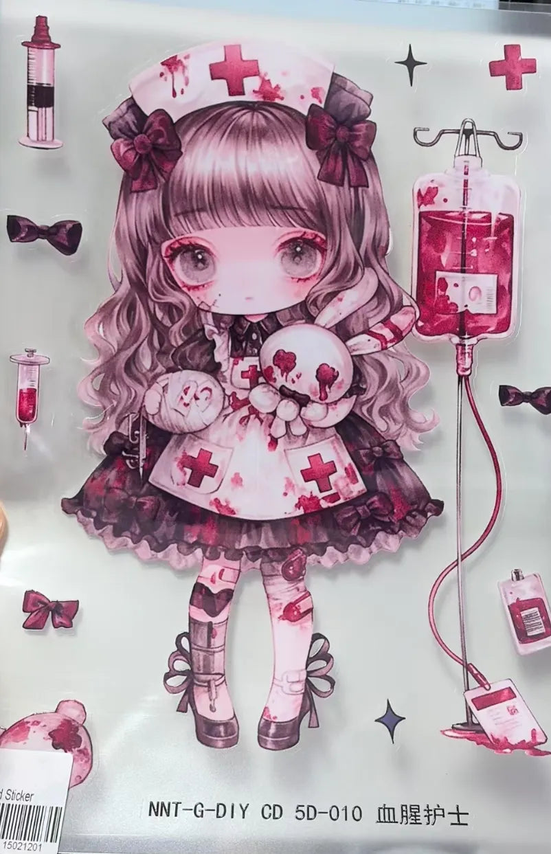 1201-A4 Size Embossed Sticker