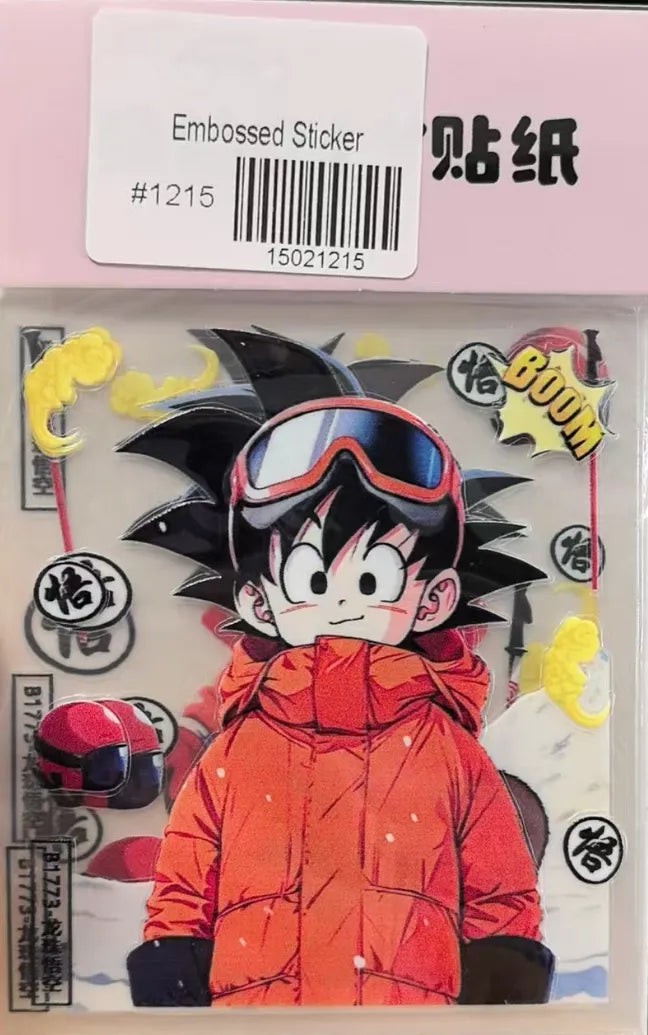 1215-Embossed Sticker