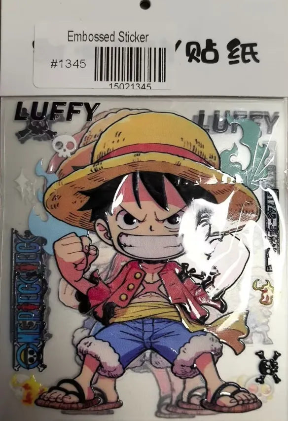 1345-Embossed Sticker