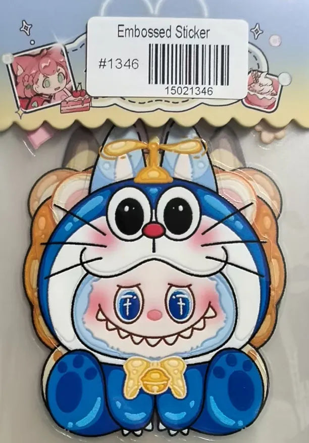 1346-Embossed Sticker