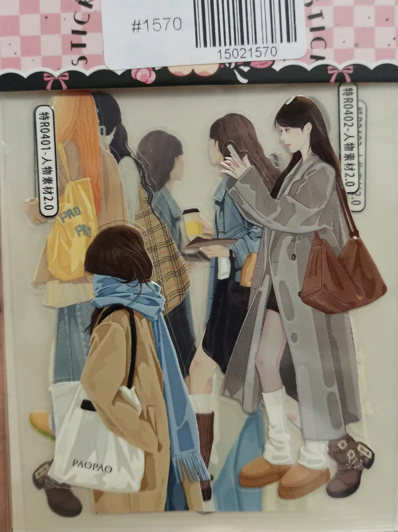 1570-Embossed Sticker