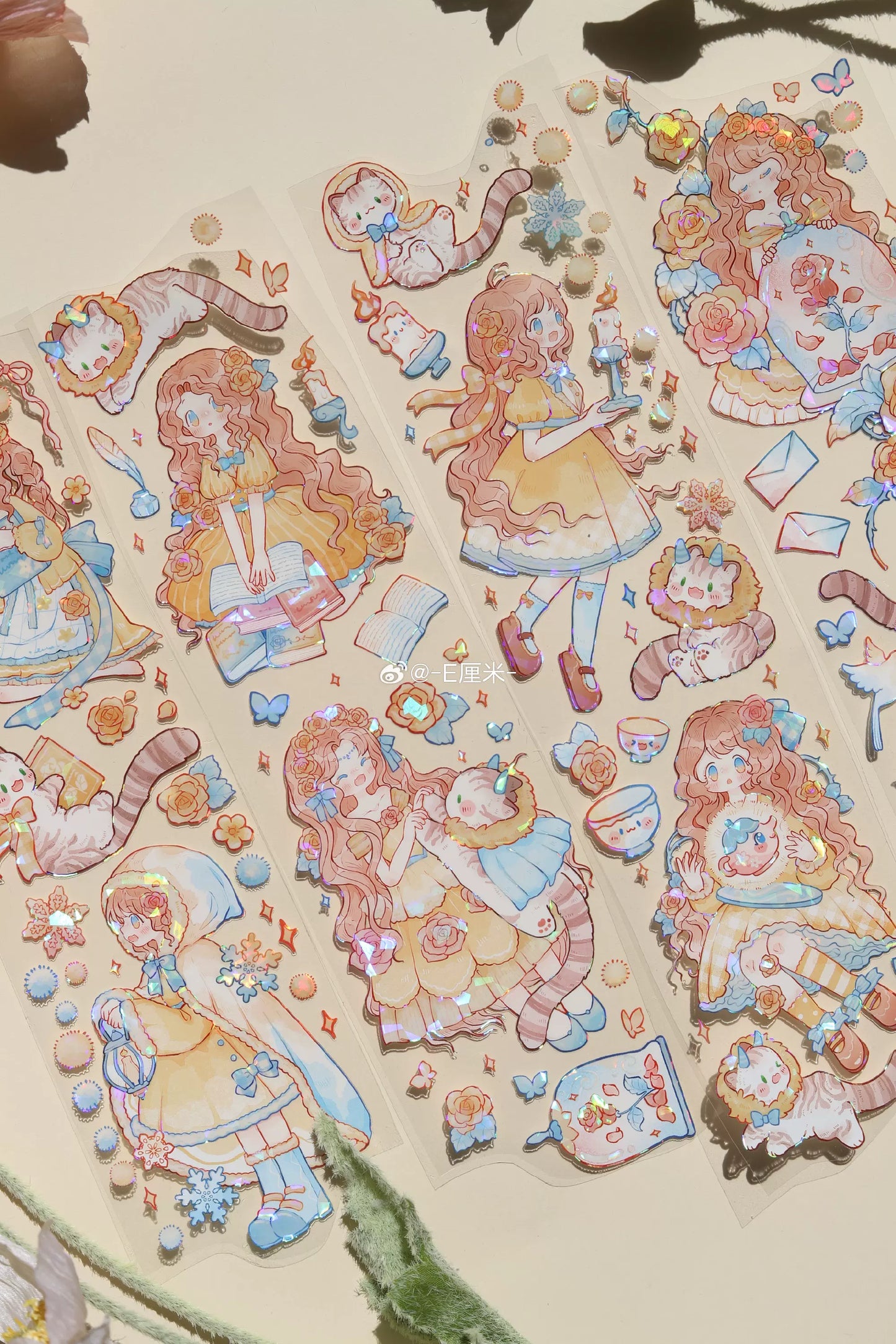 1033-Realheart Studio-7x100cm Shell Luster PET Tape