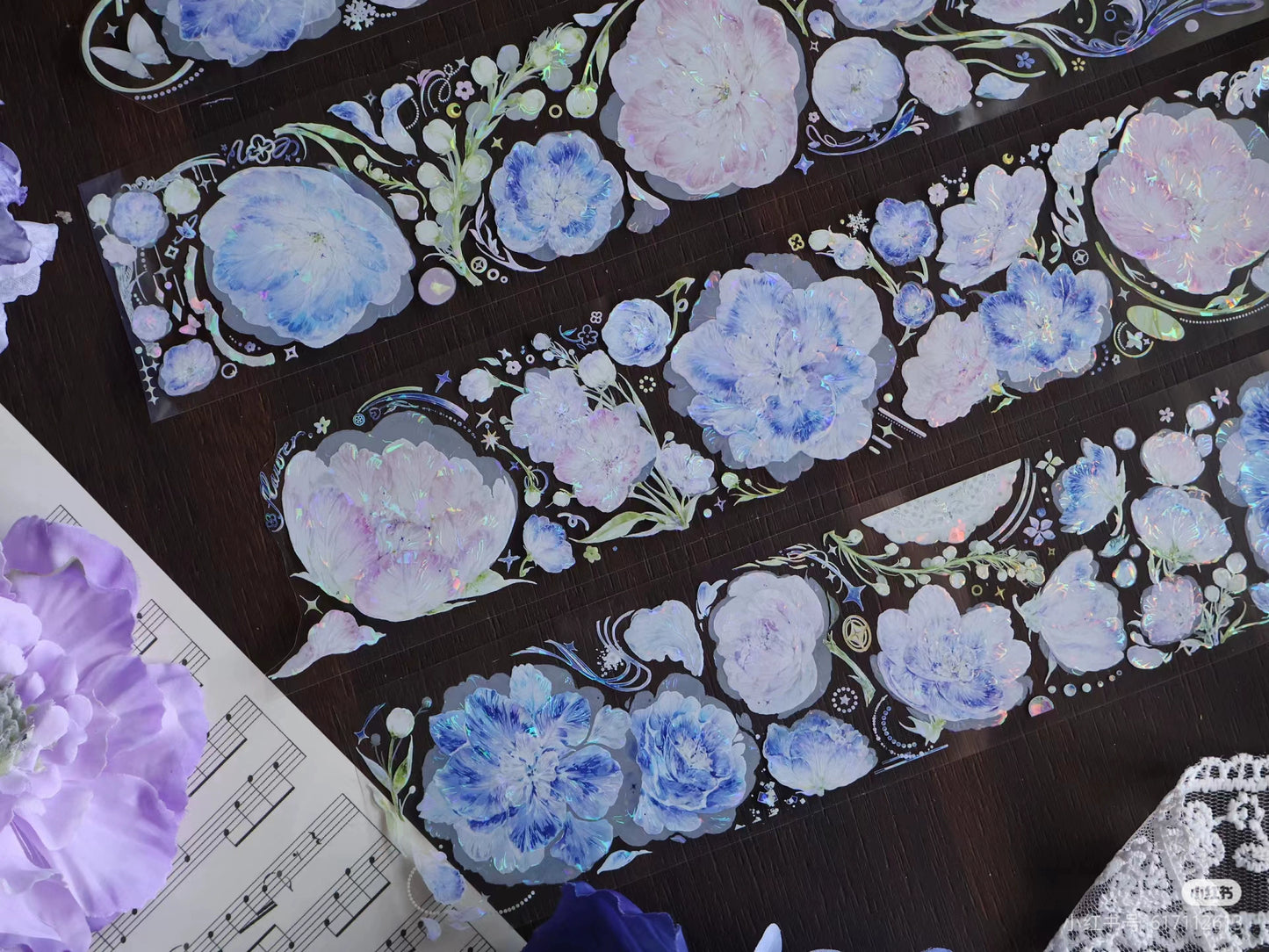 2432-5.5x100cm Shell Luster PET Tape