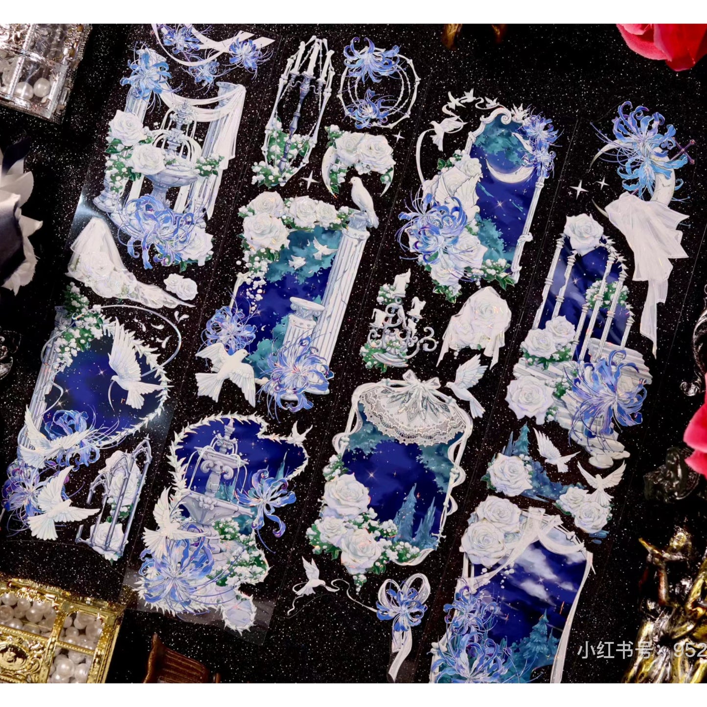 2722-Likey Studio-6.5x100cm Shell Luster PET Tape