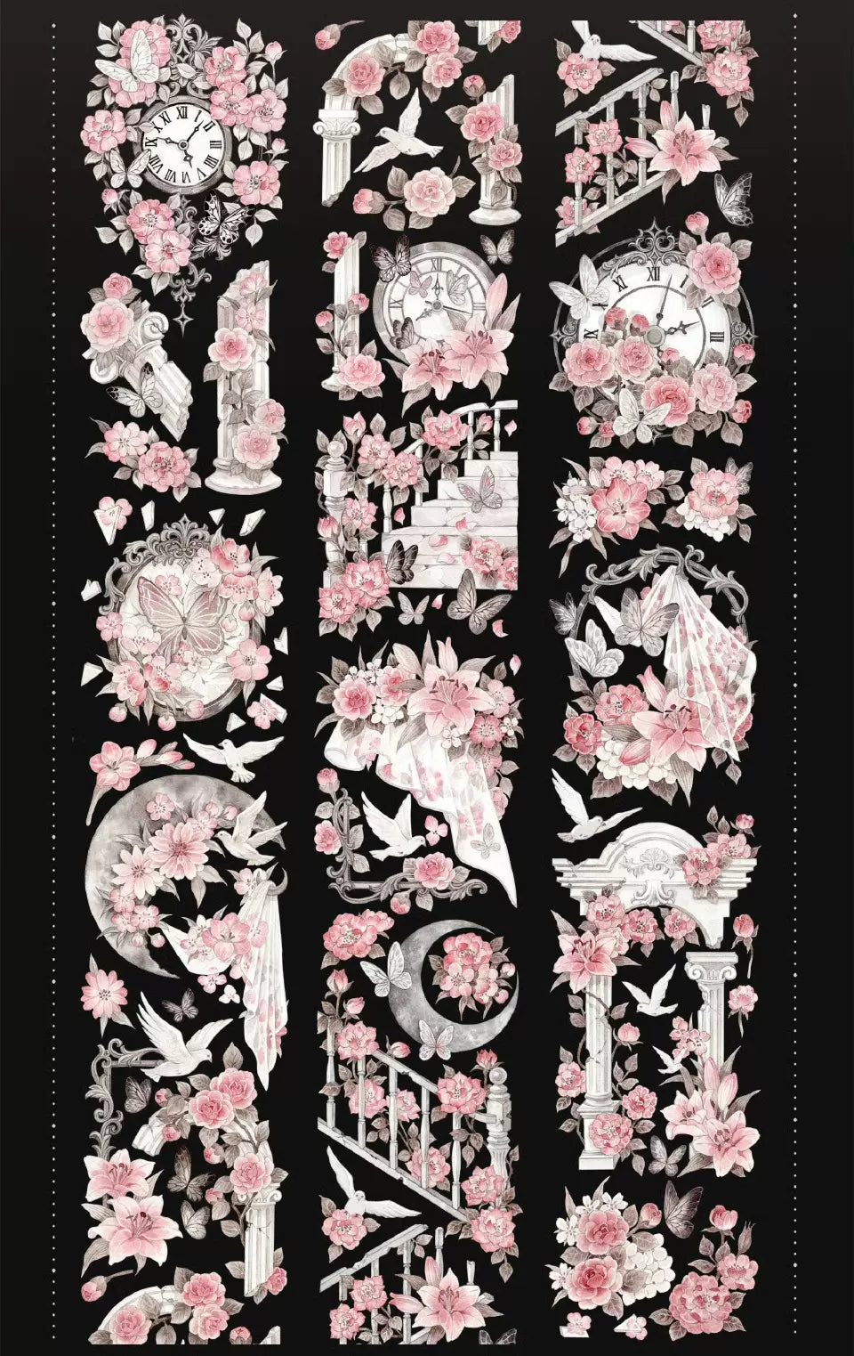 0195-HASISO Studio-6x100cm Shell Luster PET Tape