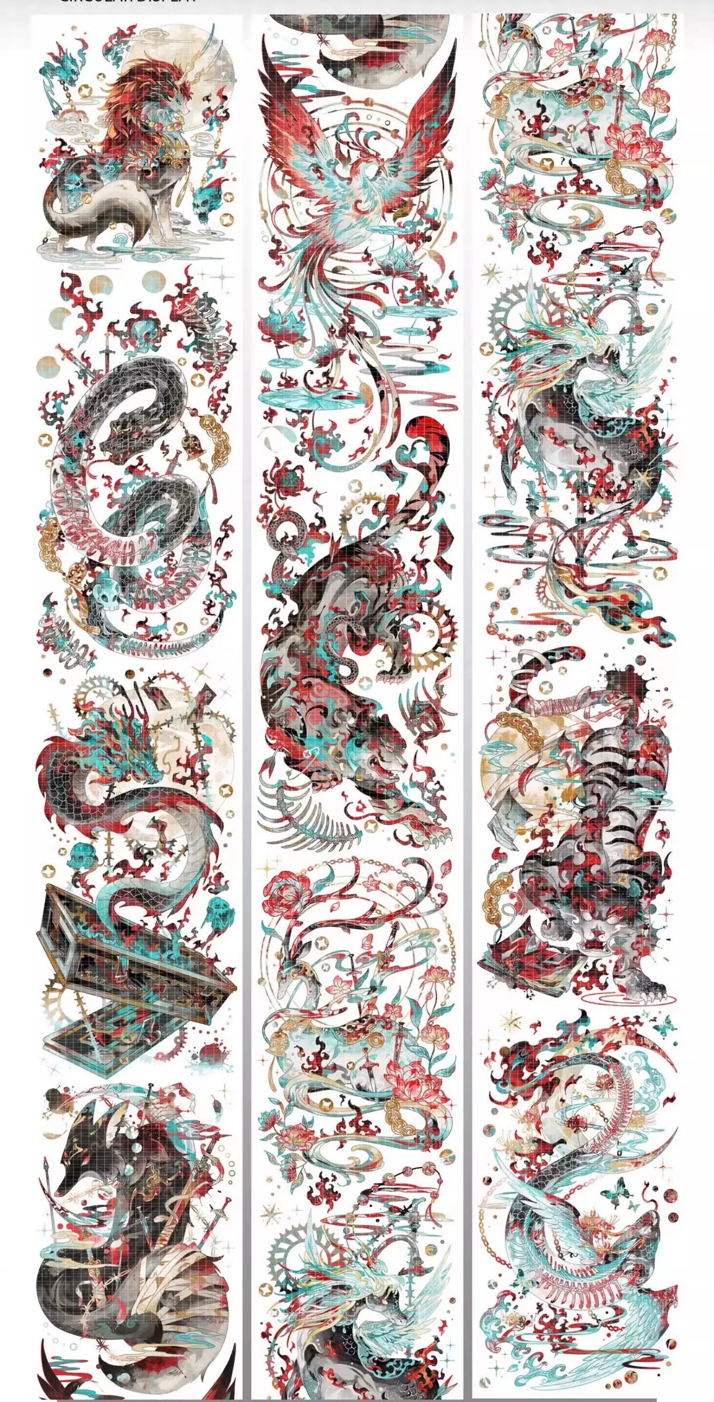 0140-SAMA Studio-7x120cm Shell Luster PET Tape