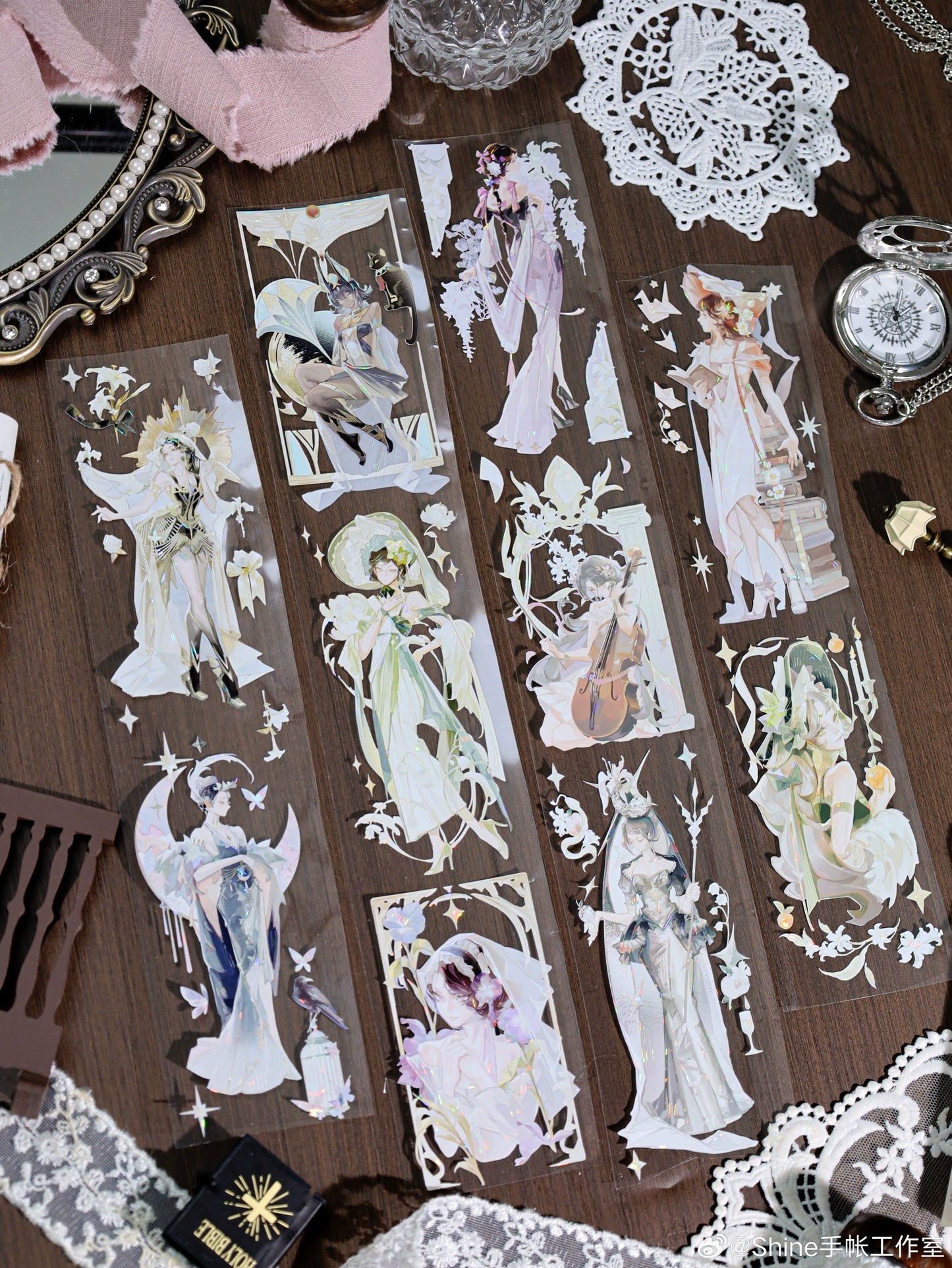 2569-Shine Studio-6.5x125cm Shell Luster PET Tape