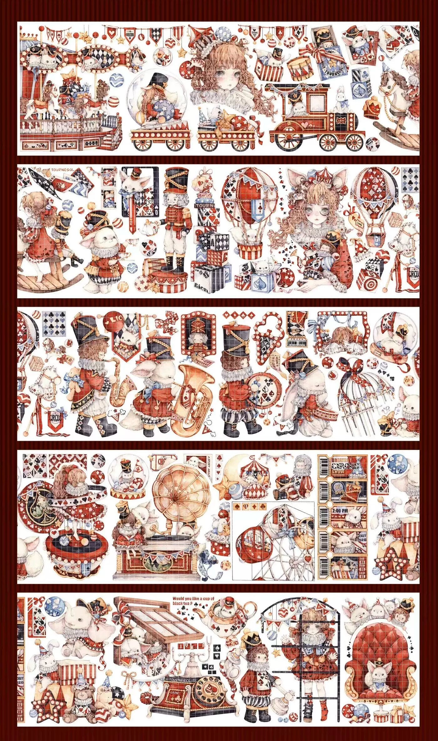 0874-Mrs Lion-8x110cm Iridescent PET Tape