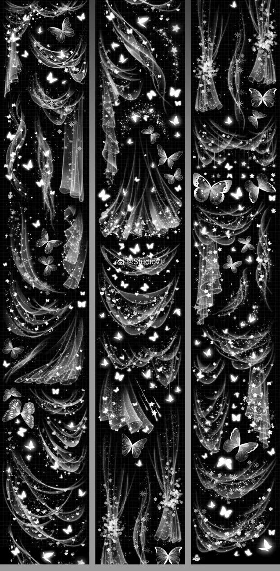 1390-StudioVI Studio-6x100cm Shell Luster PET Tape